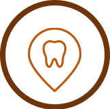 locate dentist icon